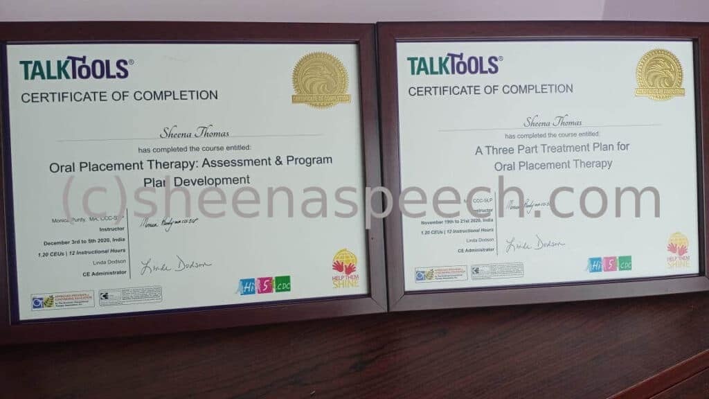 Sheena Thomas Talk Tools Certification